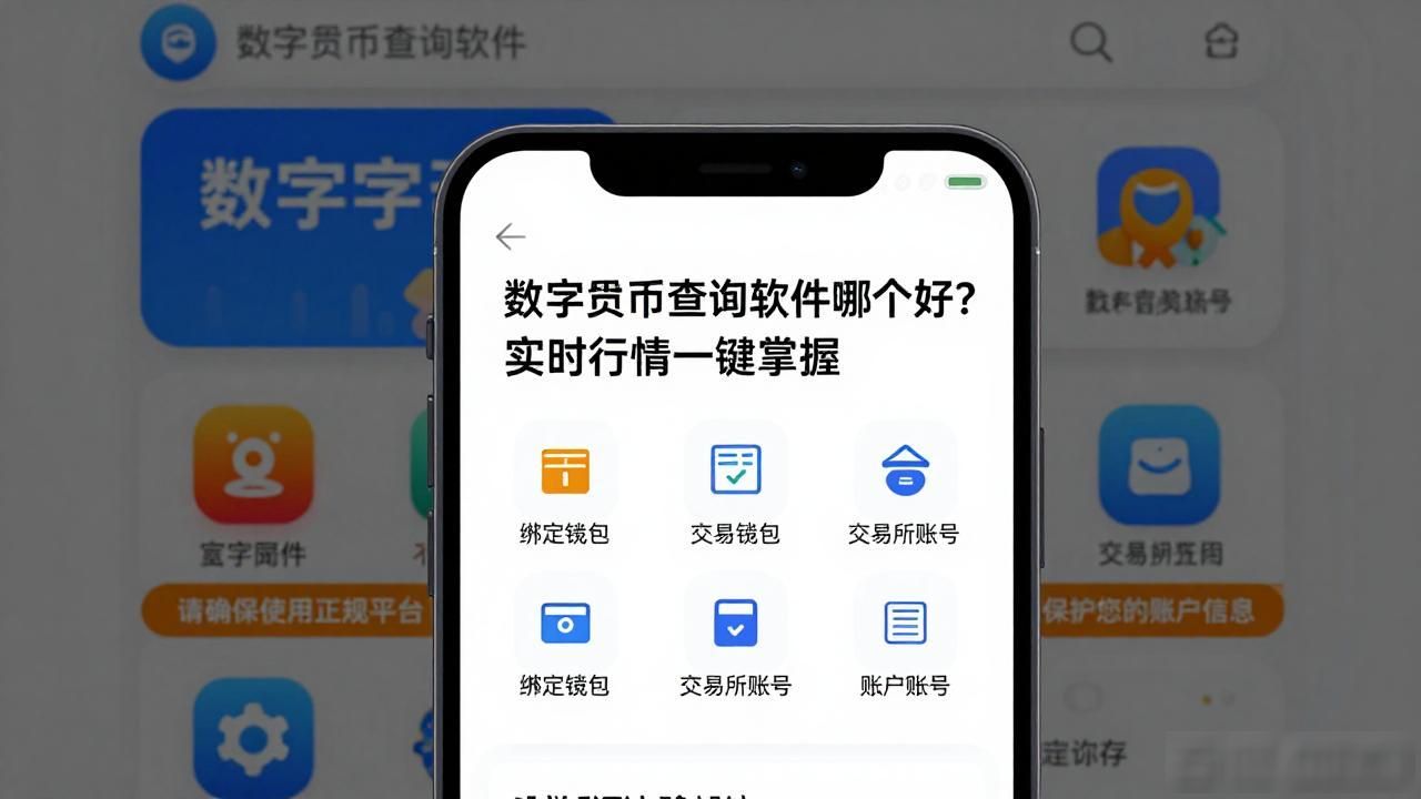 数字货币查询软件b哪个好？实时行情一键掌握