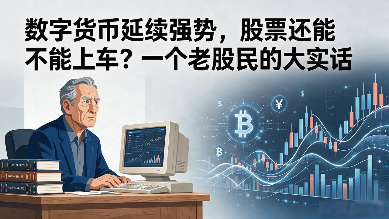 数字货币延续强势，股票还能不能上车？一个老股民的大实话