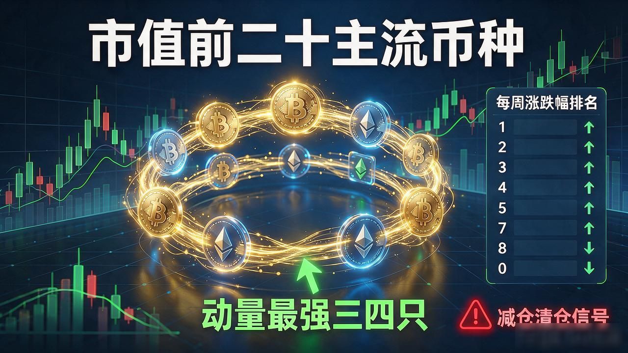 数字货币动量轮动策略：抓对涨得猛的币再上车