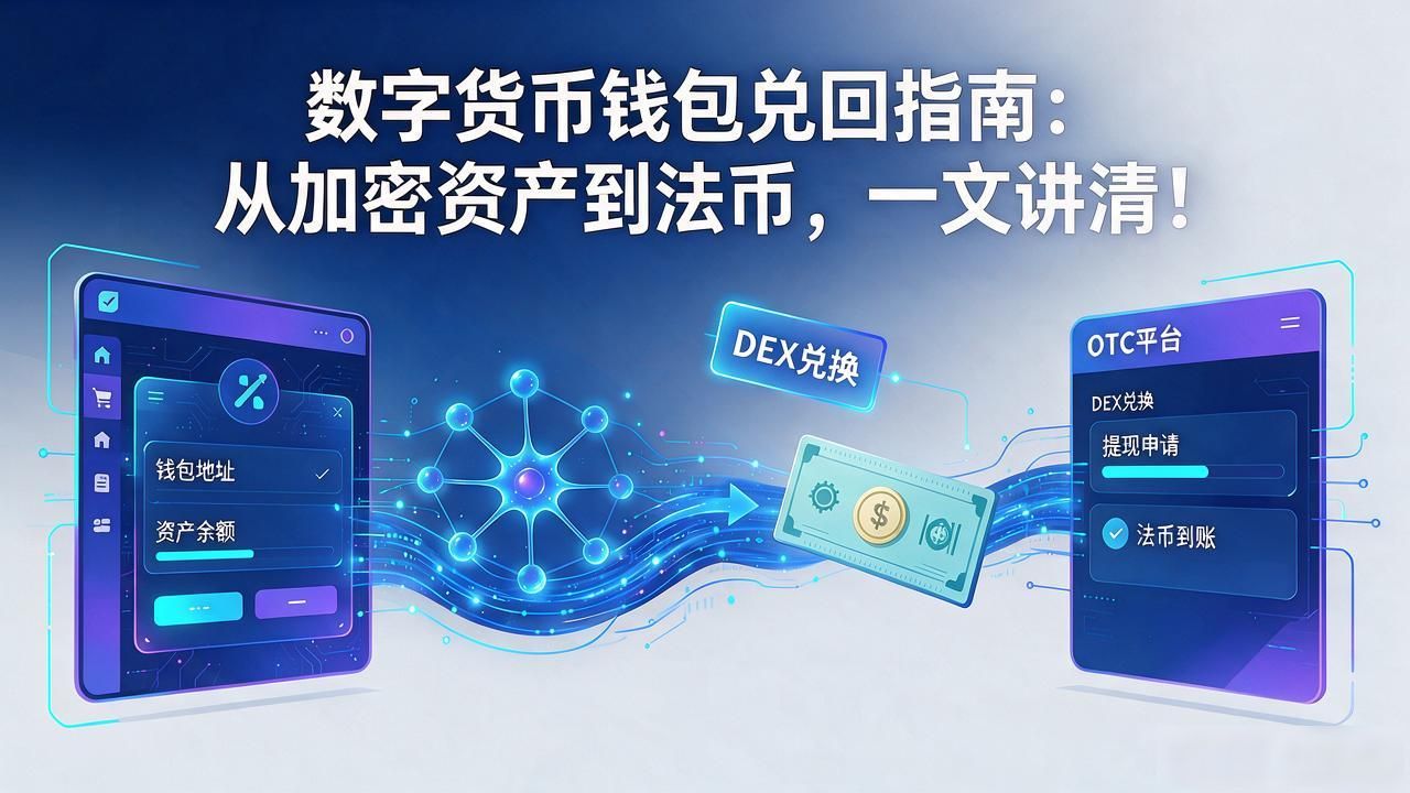 数字货币钱包兑回指南：从加密资产到法币，一文讲清！