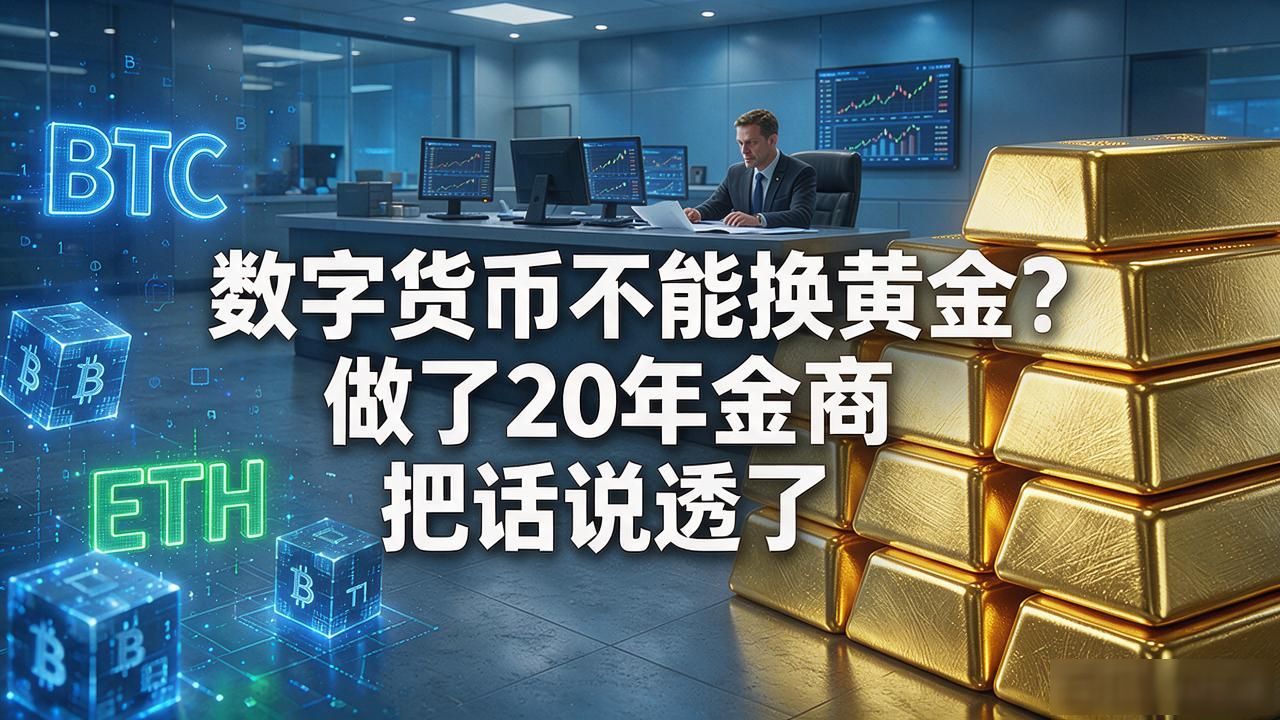 数字货币不能换黄金？做了20年金商把话说透了