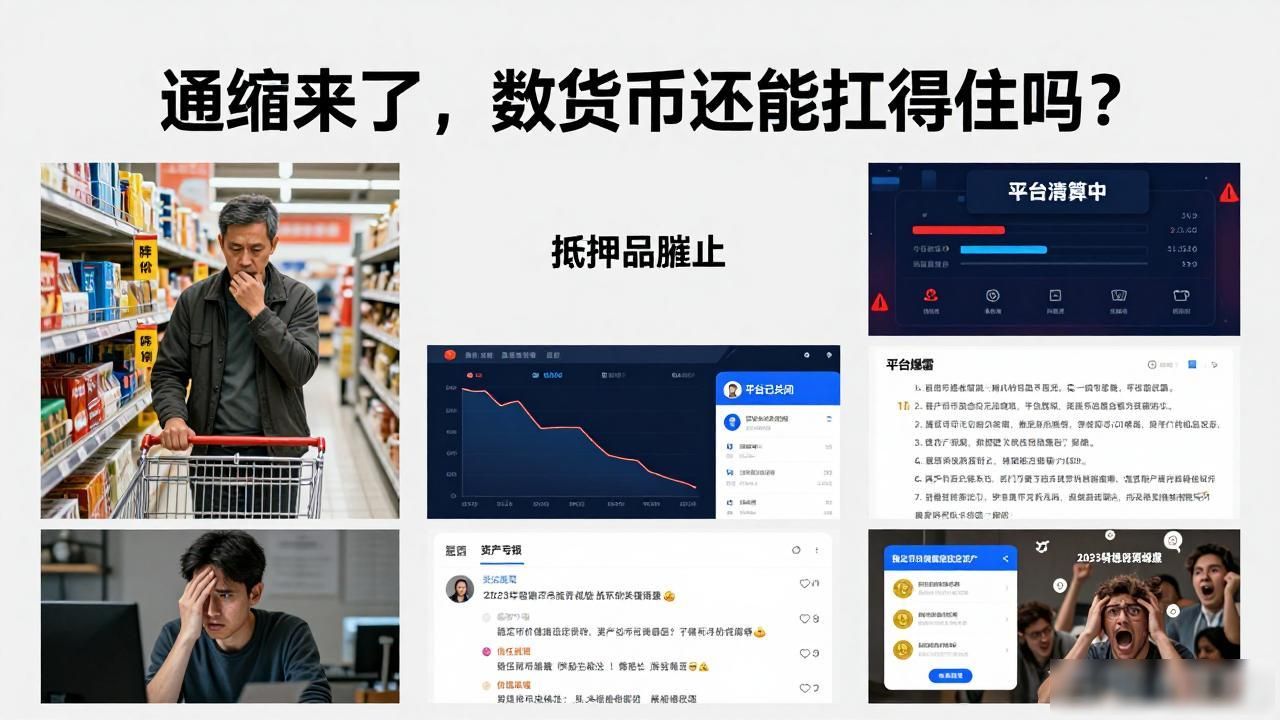 通缩来了，数字货币还能扛得住吗？