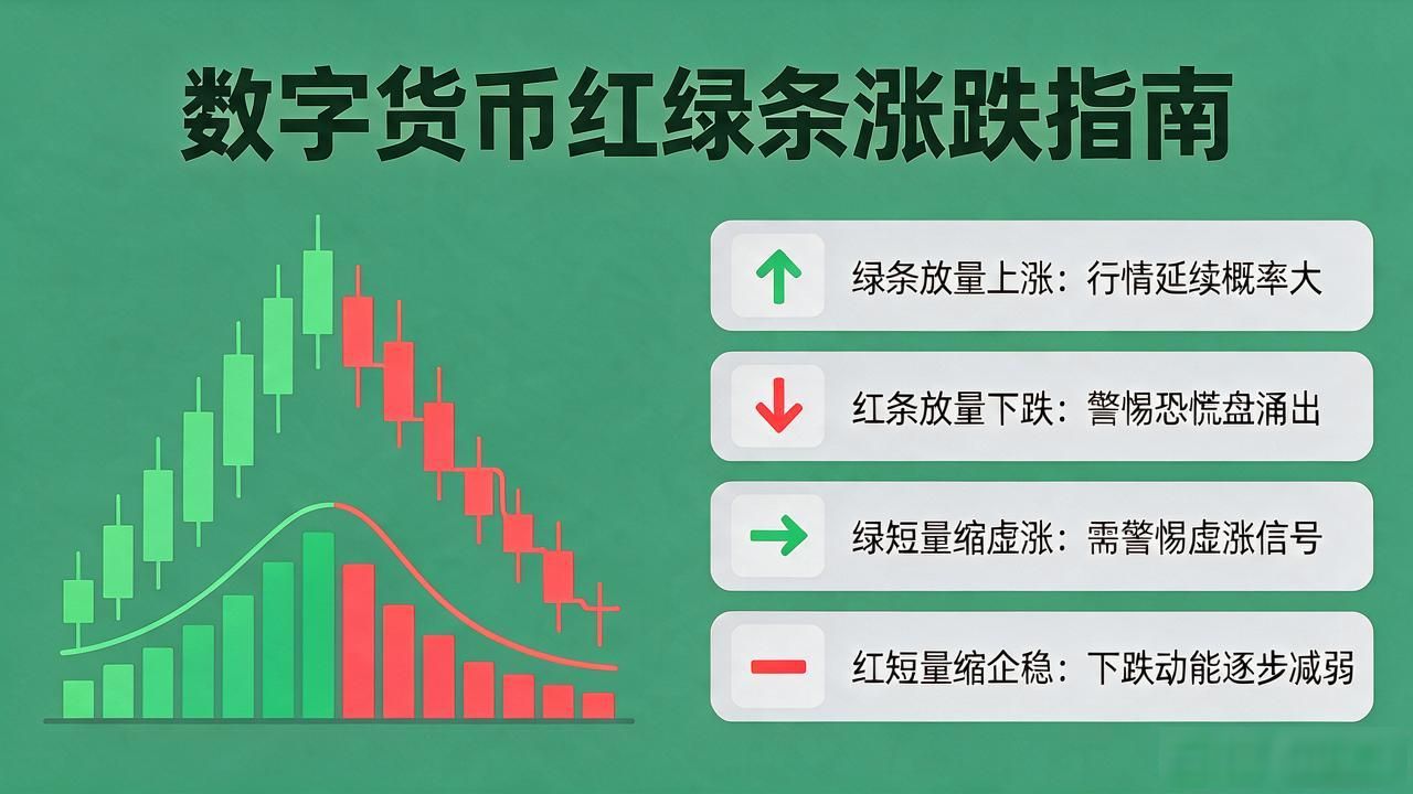 数字货币红绿条咋看涨跌？新手入门避坑指南